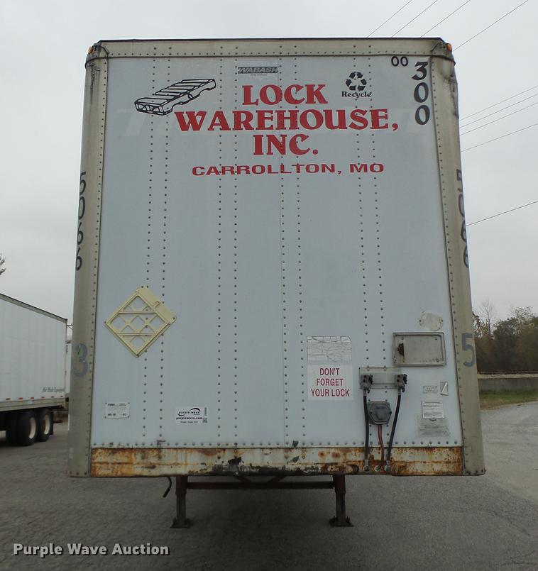 image for item DB9958 1995 Wabash dry van trailer