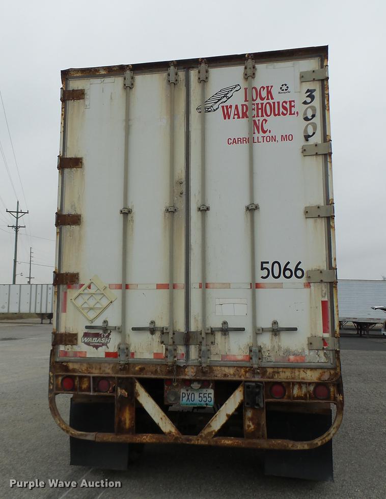 image for item DB9958 1995 Wabash dry van trailer