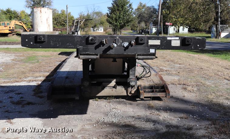 image for item ED9646 1996 Transcraft lowboy equipment trailer