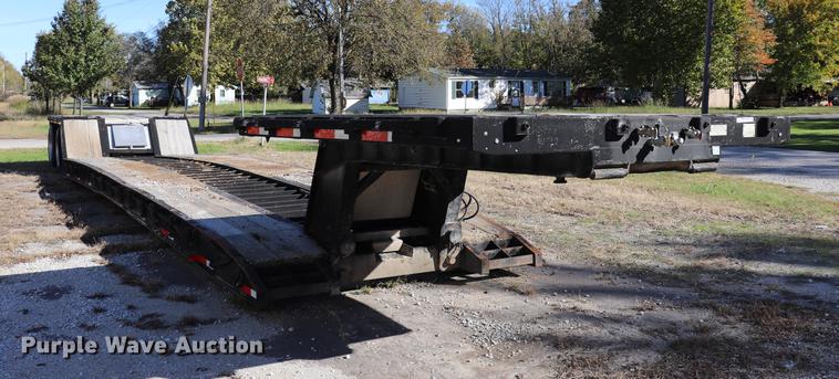image for item ED9646 1996 Transcraft lowboy equipment trailer