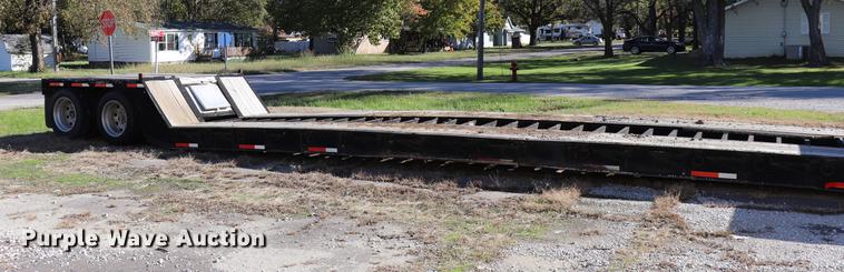 image for item ED9646 1996 Transcraft lowboy equipment trailer