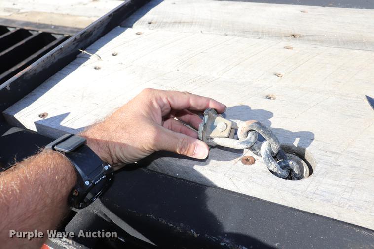 image for item ED9646 1996 Transcraft lowboy equipment trailer