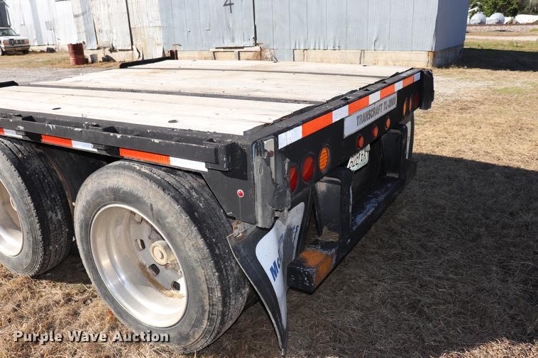 image for item ED9646 1996 Transcraft lowboy equipment trailer