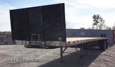 image for item G1646 1997 Transcraft flatbed trailer