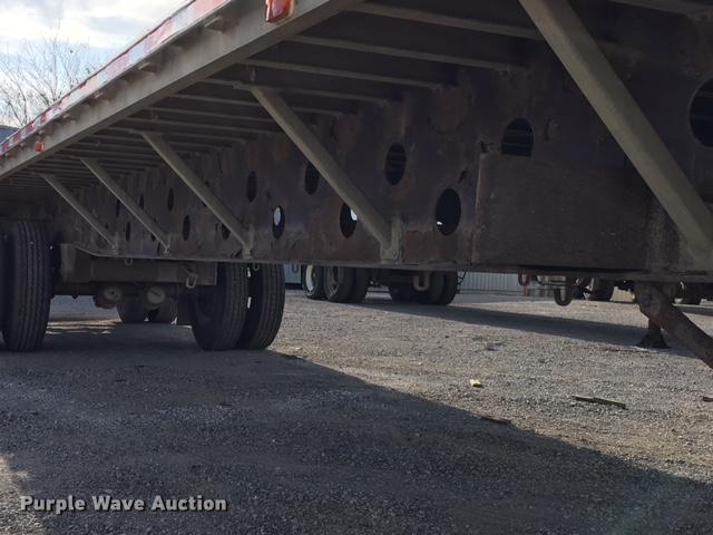 image for item G1646 1997 Transcraft flatbed trailer