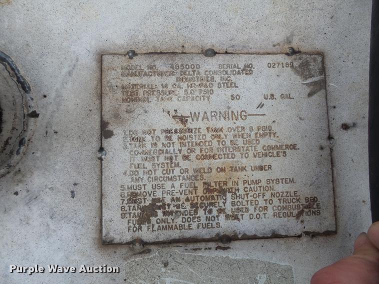 image for item CC9675 Delta Consolidated 485000 fuel tank