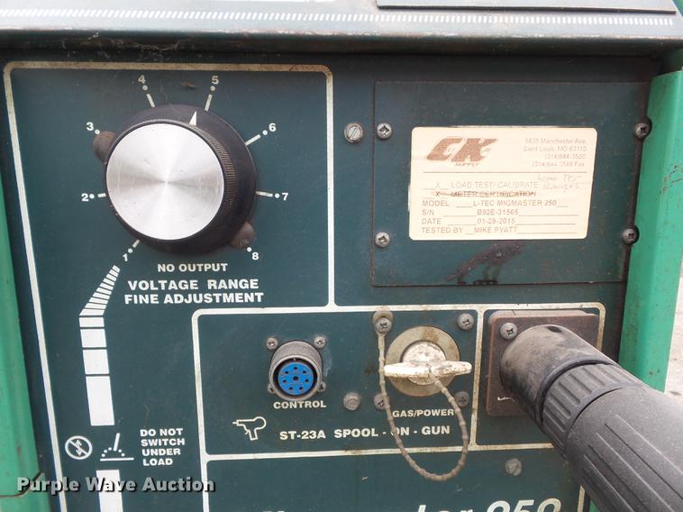image for item CC9681 L-Tec Migmaster MM250 wire feed welder