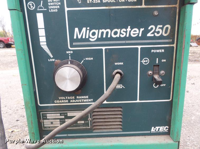image for item CC9681 L-Tec Migmaster MM250 wire feed welder