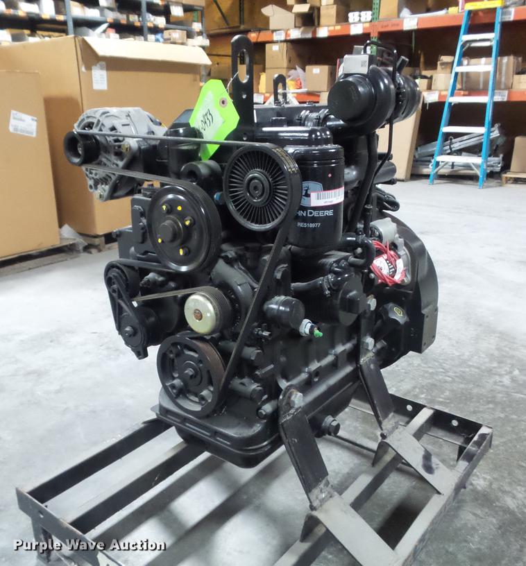 image for item CC9683 2012 John Deere 4024TF281 2.4L four cylinder turbo diesel engine