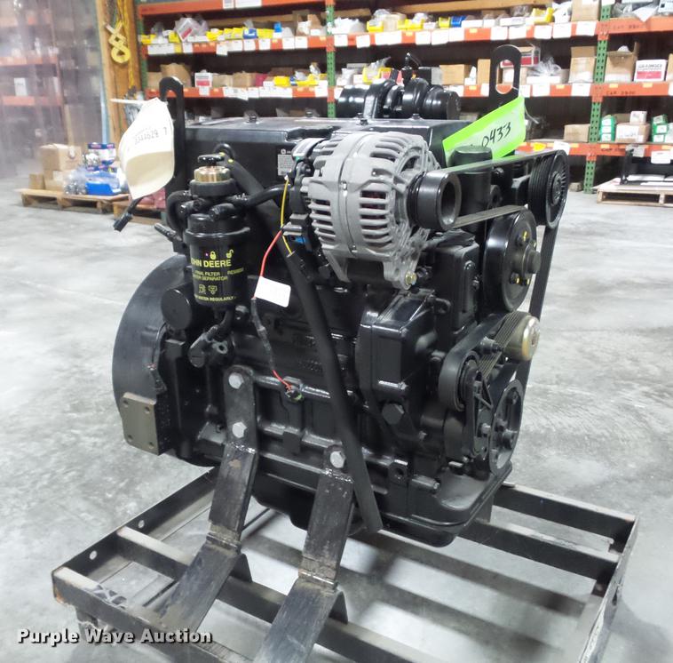 image for item CC9683 2012 John Deere 4024TF281 2.4L four cylinder turbo diesel engine