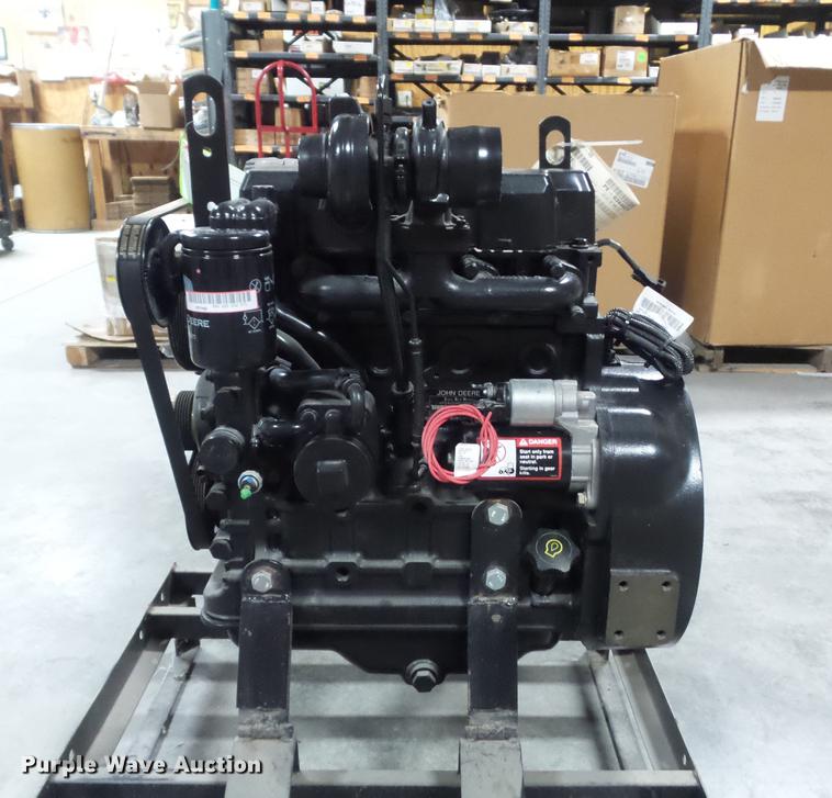 image for item CC9683 2012 John Deere 4024TF281 2.4L four cylinder turbo diesel engine