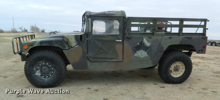 image for item DB1165 1990 Am General M998 Humvee pickup truck