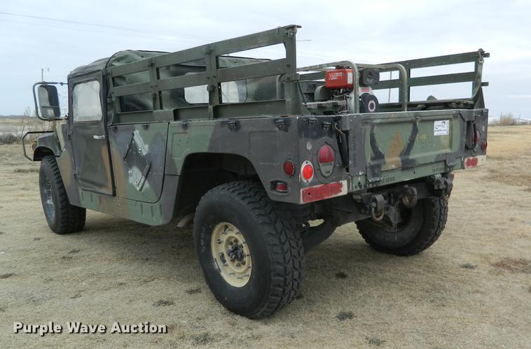 image for item DB1165 1990 Am General M998 Humvee pickup truck