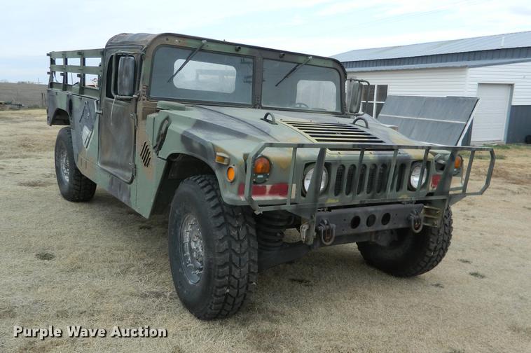 image for item DB1165 1990 Am General M998 Humvee pickup truck