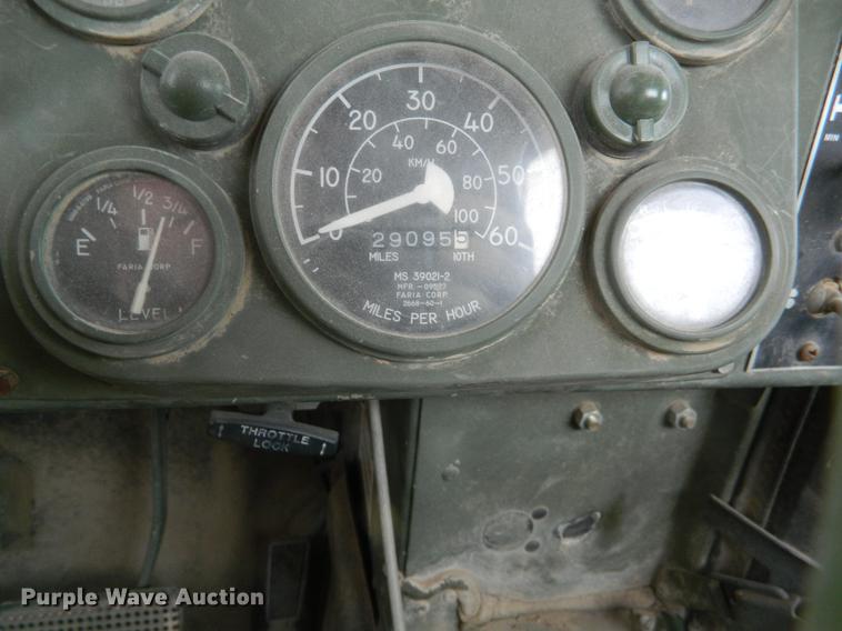 image for item DB1165 1990 Am General M998 Humvee pickup truck