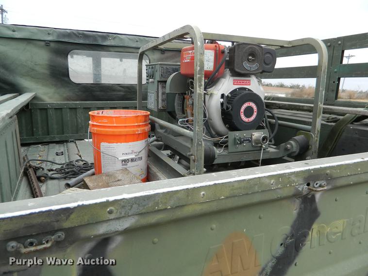 image for item DB1165 1990 Am General M998 Humvee pickup truck