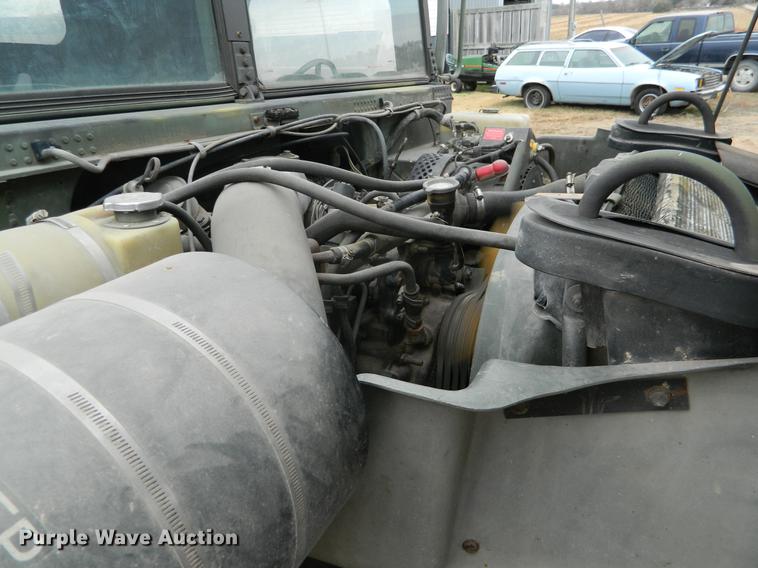 image for item DB1165 1990 Am General M998 Humvee pickup truck