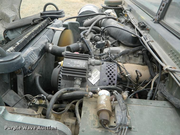 image for item DB1165 1990 Am General M998 Humvee pickup truck