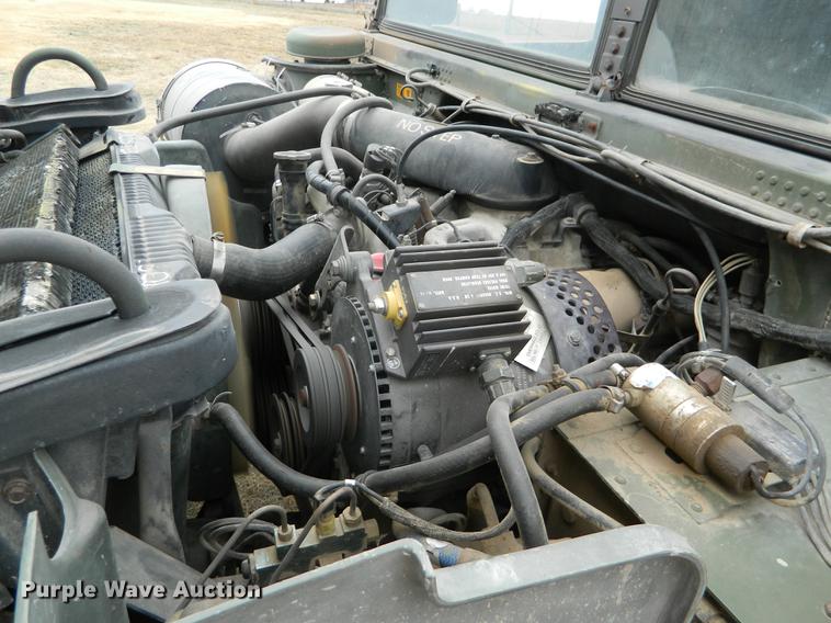 image for item DB1165 1990 Am General M998 Humvee pickup truck