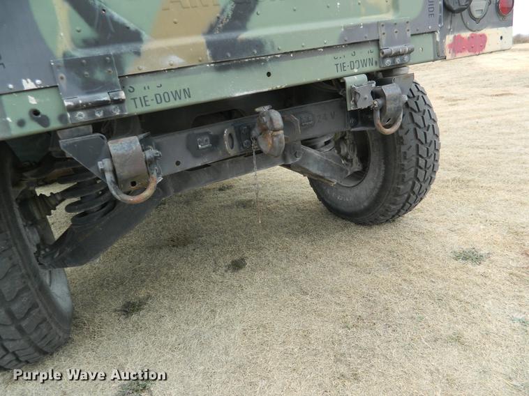 image for item DB1165 1990 Am General M998 Humvee pickup truck