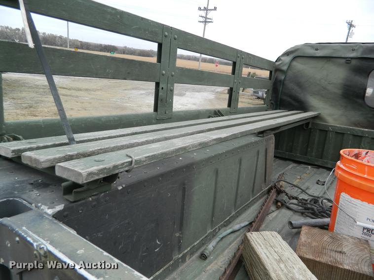 image for item DB1165 1990 Am General M998 Humvee pickup truck