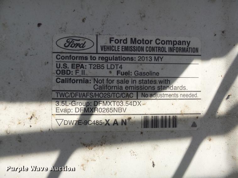 image for item DB6323 2013 Ford F150 XLT SuperCab pickup truck