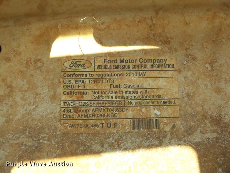 image for item DB6325 2010 Ford F150 XL SuperCab pickup truck