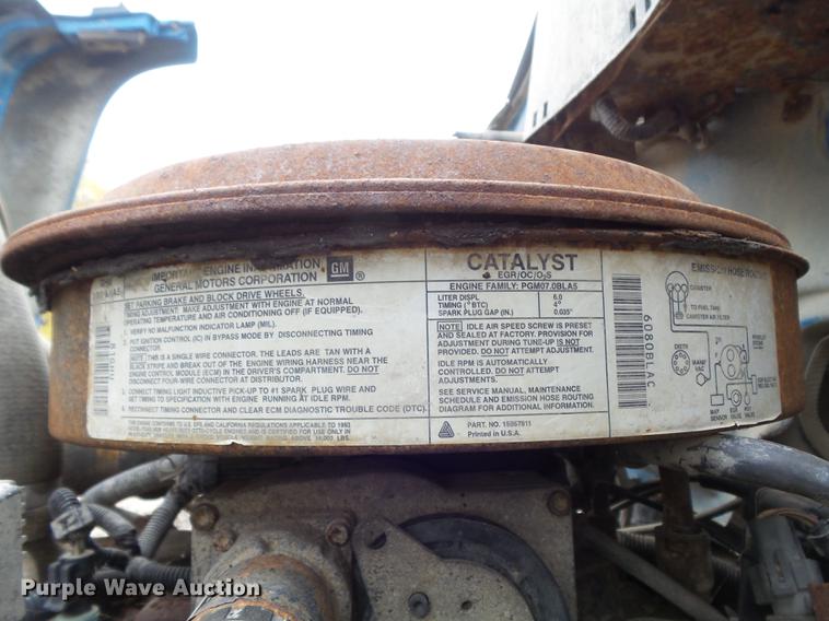 image for item DB6338 1993 Chevrolet Kodiak truck cab and chassis