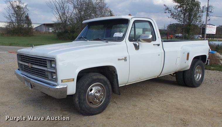 image for item DB6345 1983 Chevrolet Silverado C30 pickup truck