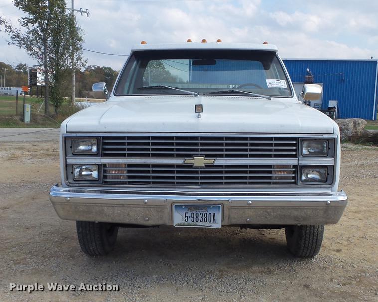 image for item DB6345 1983 Chevrolet Silverado C30 pickup truck