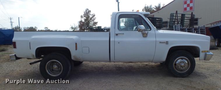 image for item DB6345 1983 Chevrolet Silverado C30 pickup truck