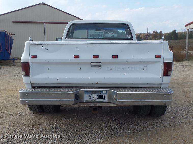 image for item DB6345 1983 Chevrolet Silverado C30 pickup truck