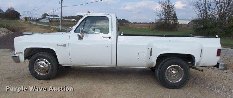 image for item DB6345 1983 Chevrolet Silverado C30 pickup truck