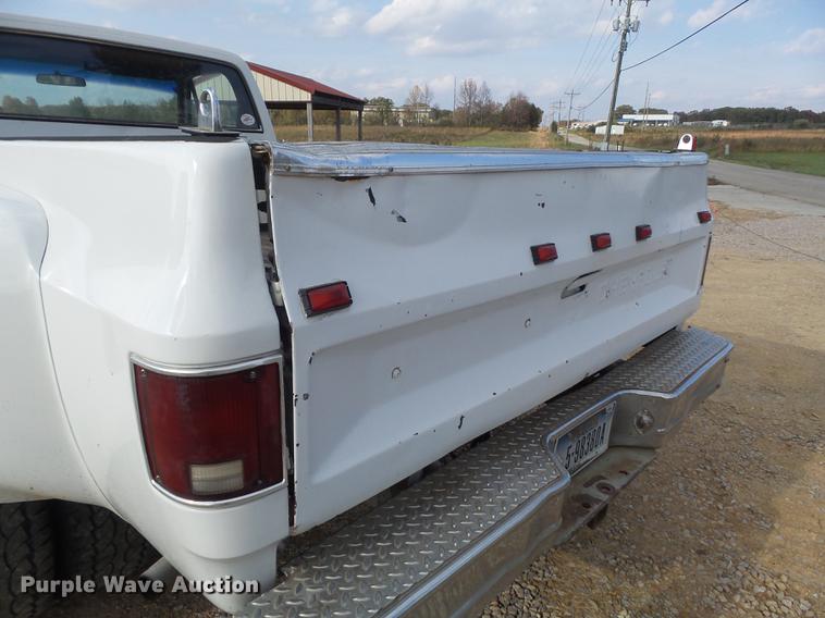 image for item DB6345 1983 Chevrolet Silverado C30 pickup truck