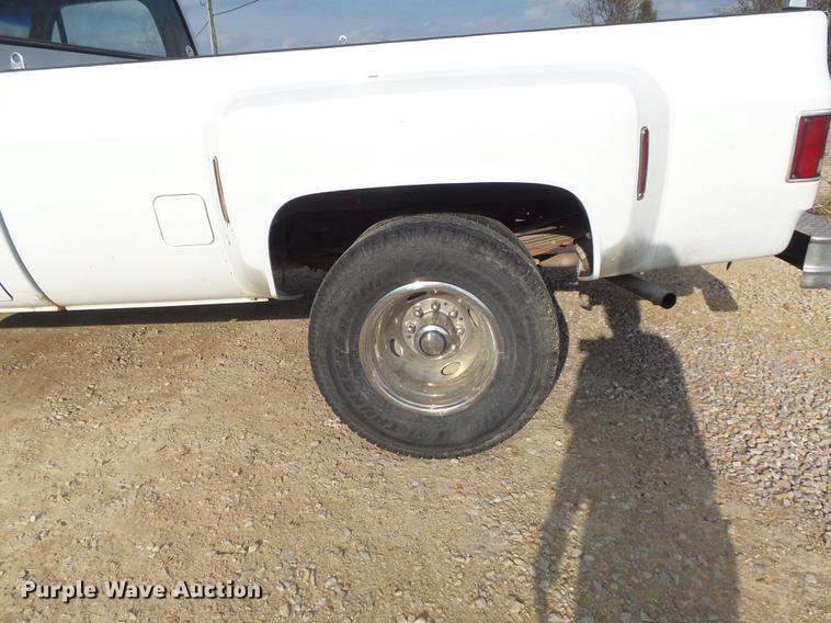 image for item DB6345 1983 Chevrolet Silverado C30 pickup truck