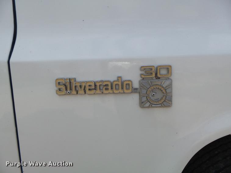 image for item DB6345 1983 Chevrolet Silverado C30 pickup truck