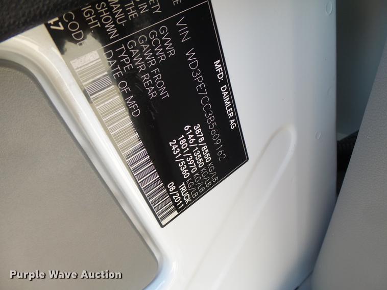 image for item DB9911 2011 Mercedes Benz Sprinter 2500 ambulance