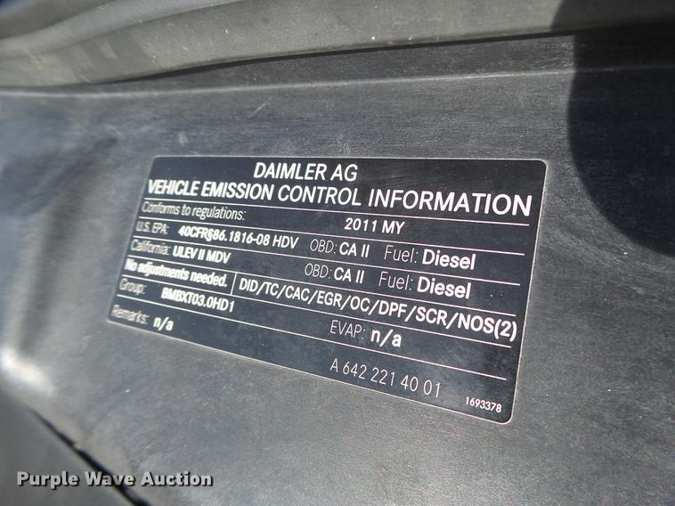 image for item DB9911 2011 Mercedes Benz Sprinter 2500 ambulance