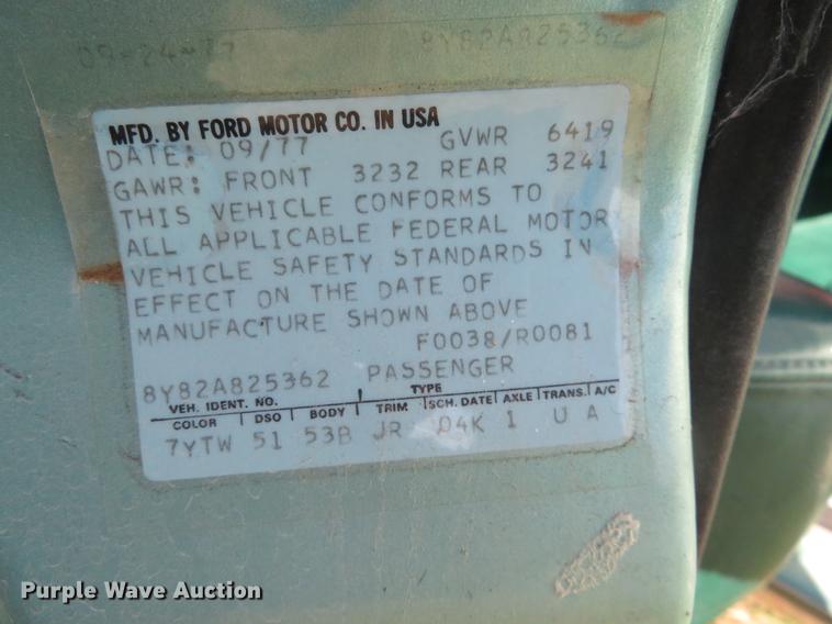 image for item DC0753 1978 Lincoln Continental