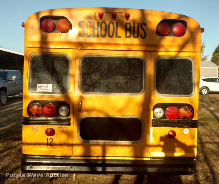 image for item DC0767 2004 Chevrolet Express G3500 Blue Bird school bus