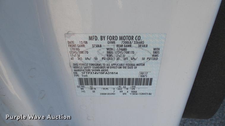 image for item DC1823 2009 Ford F150 SuperCab pickup truck