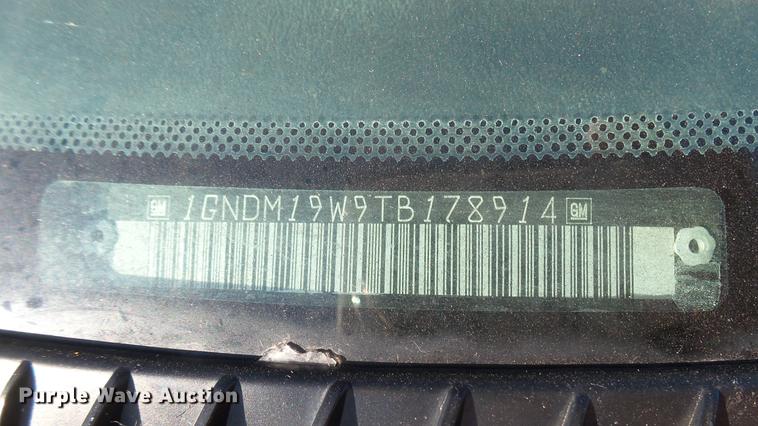 image for item DC1826 1996 Chevrolet Astro van