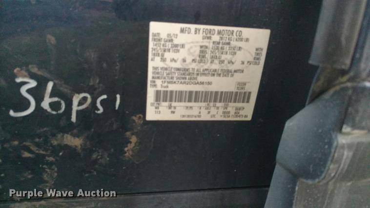 image for item DC2457 2013 Ford Explorer Police SUV