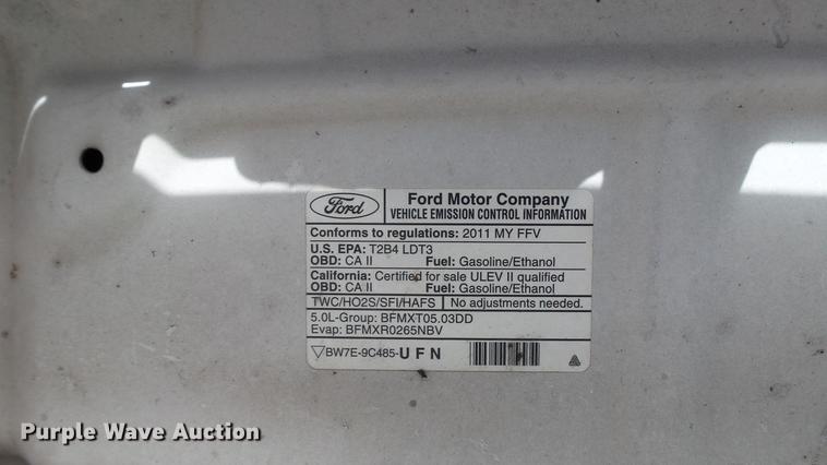 image for item DC2526 2011 Ford F150 SuperCab pickup truck