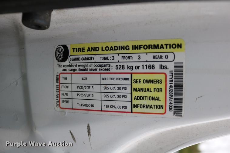 image for item DC3669 2008 Ford Ranger SuperCab pickup truck