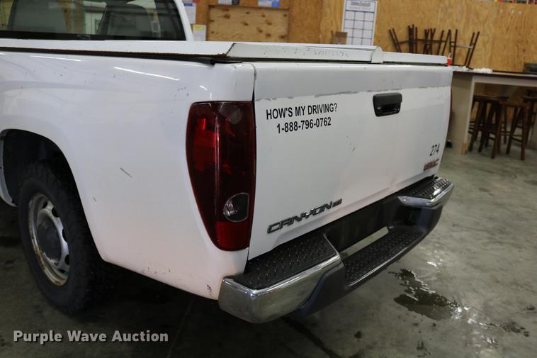 image for item DC3691 2007 GMC Canyon pickup truck
