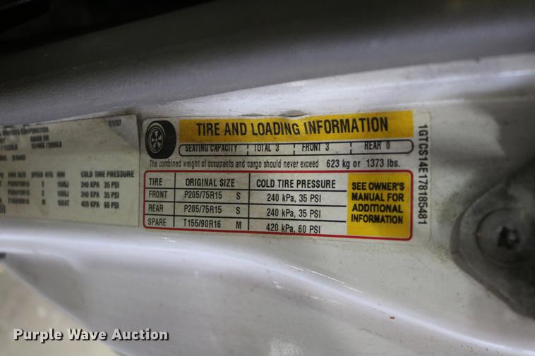 image for item DC3691 2007 GMC Canyon pickup truck