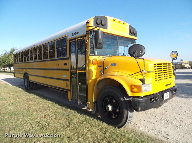 image for item DC7960 1998 International 3800 Amtran school bus