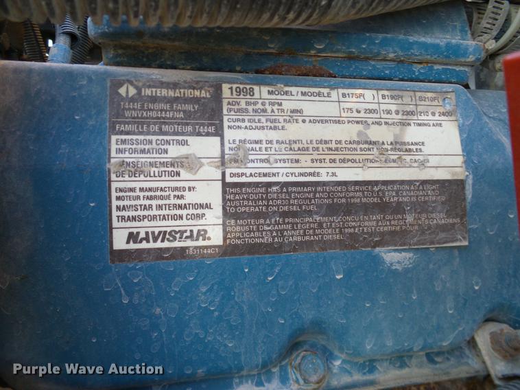 image for item DC7960 1998 International 3800 Amtran school bus