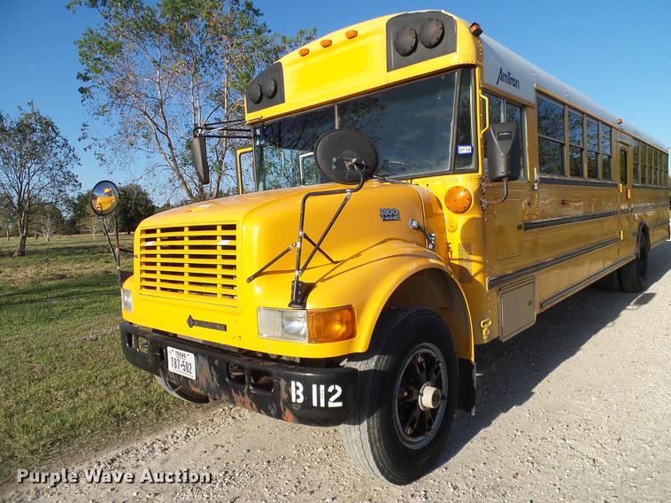 image for item DC7960 1998 International 3800 Amtran school bus